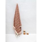 Barine Hottuk Pamuk Banyo Havlusu Kiremit 90 x 170 - 90 x 170 cm