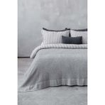 Barine Pergamon Yünlü Dokulu Yatak Örtüsü Gri - 200 x 220 cm