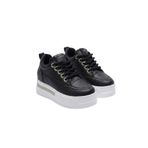Barinoska Siyah 8cm Gizli Topuklu Ortopedik Rahat Kadın Spor Ayakkabı Sneaker