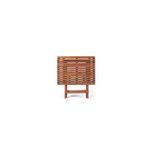 Barış Ahşap Bahçe Balkon Teras Piknik Katlanır Masa 50x75 Meşe