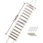 Barış Dizayn Metrelik Tırmanma Merdiven Kedi Yolu Kedi Köprüsü 1-2-3-4 Metre (Ölçü Seçimli) - 1 Metre