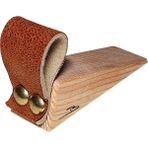 Barış Dizayn Premium Bej(Krem) Deri Kapı Altlığı Kapı Stoperi Stopper Kapı Durdurucu (1 Adet) - Kahverengi