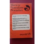 Barış Ve Sosyalizm Sorunları - Aylık Teori Ve Enformasyon Dergisi Ekim 1977 / 1, Sayı: 1
