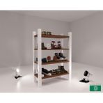 Barisbo Design Ayakabılık Ve Havluluk Isteğe Göre Çok Amaçlı Mobilya - Beyaz - Ceviz