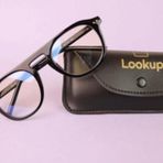 Barışhan Medikal Lookup Şeffaf Oval Cam Siyah Çerçeve Unisex Modern Tarz İmaj Gözlüğü