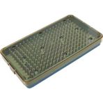 Barışhan Medikal Plastik Sterilizasyon Konteyner 16X9X2.5 cm Cerrahi Alet Taşıma Eğitim Materyali - Mavi - 16x9x2.5cm