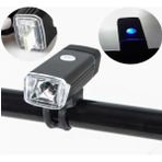Barışhan Medikal Şarj Edilebilir Bisiklet Işığı Fener USB 4 Modlu 180 Lümen LED Işıklı Şarjlı Bisiklet Ön Işığı Farı Lambası
