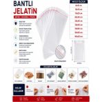 Barışkan Bantlı Jelatin Poşet 20X30 cm 1 kg