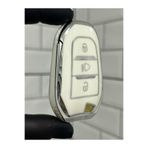 BARKAS ELEKTRONİK Citroen C3 C4 Cactus C4 Picasso C3 Aircross C5 Aircross Jumpy Far Göstergeli Anahtar Kılıfı Beyaz