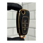 BARKAS ELEKTRONİK Ford Focus Mondeo Transit Connect Transit Custom Galaxy Sustalı Nano Anahtar Kılıfı Siyah