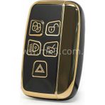 Barkas Elektronik Land Rover Range Rover Evoque Vogue Sport Discovery Freelander Discovery Sport Keyless Go Nano Anahtar Kılıfı 3 Buton Siyah