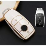 Barkas Elektronik Mercedes B C E Sınıfı C180 C200 W205 W213 E200 300 Anahtar Kılıfı Beyaz