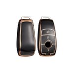 Barkas Elektronik Mercedes B C E Sınıfı C180 C200 W205 W213 E200 300 Anahtar Kılıfı - Siyah