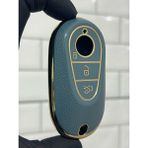 Barkas Elektronik Mercedes C S Sınıf W206 W223 S350 C260 C300 Anahtar Kılıfı Gri - Gri - Gold
