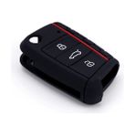 Barkas Elektronik Skoda Octavia Rapid Fabia Kamiq Karoq Scala Kodiaq Silikon Anahtar Kılıfı Siyah