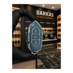 BARKAS ELEKTRONİK Togg T10x Uyumlu 3 Butonlu Anahtar Koruma Kılıfı Gri Gümüş