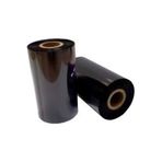 Barkod Argox ile uyumlu 110Mmx74Mt Siyah Renk Wax Ribon