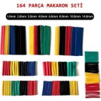BarkoFix 164 Adet Renkli Isıyla Daralan Makaron Seti Kablo Koruyucu Kablo Sarıcı Kablo Bantı