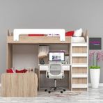 Barn Merdivenli Ranza Mdf - Beyaz - 100 x 100 cm