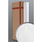 Barok duvar kağıdı EDEM 83003BR60 grafik desenli mat beyaz 1 karton 4 rulo 106 m2 ile yapılandırılmış boyama için dokunmamış duvar kağıdı