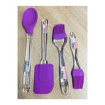 Baroness Silikon Kaşık Spatula Ve Fırça Set