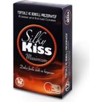 Baroness Silky Kiss Maximum Tırtıklı ve Benekli Prezervatif - (ClearEyelets)Black-RadiantOrchid