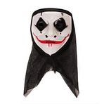 BaronHong 5 Paket Cadılar Bayramı Korku Hayalet Maskesi Tam Yüz Hayalet Hoods Kostüm Şapka Cosplay Parti için (f M)