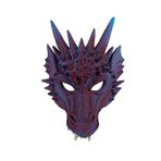 BaronHong Cadılar Bayramı Mardi Gras Kostümü Cosplay Kartal Kanatları Yetişkinler için (Maske-mor, M)