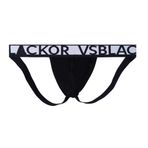BaronHong Erkek Atletik Destekçi Performans JockStrap Elastik Bel Bandı İç Çamaşırı, siyah, L