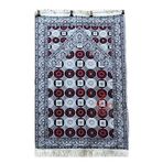 BaronHong İslami Şönil Müslüman Dua Halısı Hacı Pamuk Halı 27.6X43.3(160245,M)