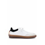 Barracuda Erkek Hakiki Deri Beyaz/Siyah Sneakers & Spor Ayakkabı 511 BU3520B ERK AYK Y25 MARMO/BNC/NERO