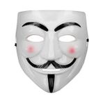 Barsan Beyaz Pembe Yanaklı V For Vendetta Maskesi