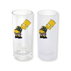Bart Simpson Buzlu Ya Da Buzsuz Seçenekleriyle Rakı Bardağı GHSTBSTRK0173