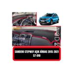Barteg Dacia Sandero Stepway 2015-2021 Torpido Koruyucu Ön Göğüs Halısı Kılıf Havlu Örtü