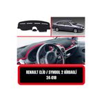 Barteg Renault Clio 2 Symbol 2 - Airbagli Torpido Koruyucu Ön Göğüs Halısı Kılıf Havlu Örtü