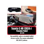 Barteg Toyota C-HR (2024+) Passion Paket Torpido Halısı Ön Göğüs Koruyucu Kılıf 3d