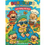 Bartolino – Das lustige Malbuch mit dem Baby mit Bart für Kinder ab 4 Jahren, 30+ Bilder