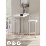 Barvia Bar Masası Gbb - 01 2'li Bar Masa Takımı - Beyaz
