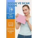 Baş Ağrısı Başlık Şapka, Çift Katmanlı Soğuk Jel (Pembe)