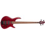 Bas Gitar, 4 Telli Open Pore Burgundy Red