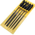 Basage 5 adet/set profesyonel teknik elmas törpü 3 x 140 mm Floo iğne metal kesme aleti cam metal taş oyma
