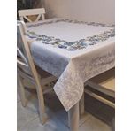 Başak Ev Tekstili Dora Pano Elyaf Tabanlı Pvc Muşamba - Desenli Silinebilir 115 X 140 Hazır Masa Örtüsü