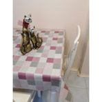 Başak Ev Tekstili Elyaflı Pvc Muşamba - Desenli Silinebilir Masa Örtüsü - 140 x 160 cm - Gri