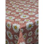 Başak Ev Tekstili Elyaflı Pvc Muşamba - Desenli Silinebilir Masa Örtüsü - Şeffaf - 130 x 150 cm