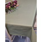 Başak Ev Tekstili Elyaflı Pvc Muşamba - Desenli Silinebilir Masa Örtüsü ( Yeşil ) - 140 x 260 cm