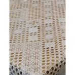 Başak Ev Tekstili Krem Ithal Pvc Muşamba - Desenli Silinebilir Masa Örtüsü - 140 x 200 cm