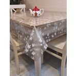 Başak Ev Tekstili Şeffaf 0.018 Mm Pvc Muşamba - Desenli Silinebilir Masa Örtüsü