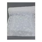 Başak Ev Tekstili(3275) PVC KÜPÜR DANTEL RAF VE DOLAP ÖRTÜSÜ RUNNER (BEYAZ) Beyaz-50 x 400