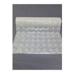 Başak Ev Tekstili(3437) PVC KÜPÜR DANTEL RAF VE DOLAP ÖRTÜSÜ RUNNER (BEYAZ ) Beyaz-50 x 300