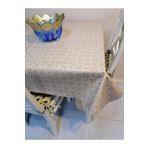 Başak Ev Tekstili(3505) Elyaflı Pvc Muşamba - Desenli Silinebilir Masa Örtüsü KAHVE-100 x 140